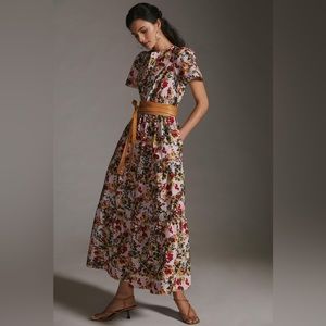 Somerset Maxi in Medium Pink Floral